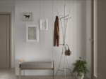 Porte-Manteaux Sur Pied Sweet Métal 179cm