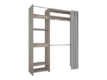 Armoire Dressing Odeon 482508 Extensible+Rideau 168cm – Image 3