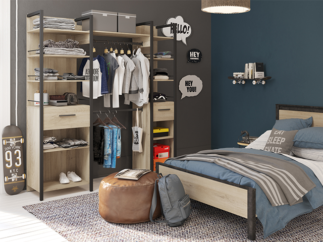 Armoire Dressing Riga 12196 Extensible 179cm Armoire Dressing Riga 121946 Extensible 179cm – Image 1