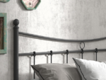 Tweepersoonsbed Sasha Zwart Metaal 160x200cm - Afbeelding 2