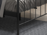 Tweepersoonsbed Sasha Zwart Metaal 160x200cm - Afbeelding 4