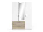 Armoire À Porte Battante 454.123 Blanc/Chéne – Image 3