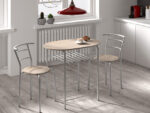 Table À Manger Adam 5020-3 Avec 2 Chaises